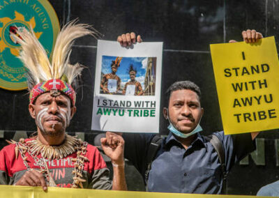 Greenpeace: «Salvi 65.000 ettari di foresta indonesiana e il diritto alla terra degli Auyu»