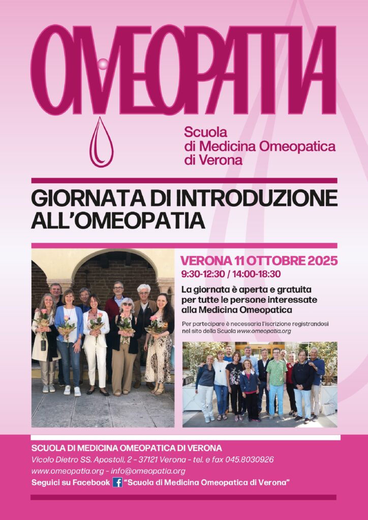 Scuola di Medicina Omeopatica di Verona: al via l’Anno Accademico 2025-2026