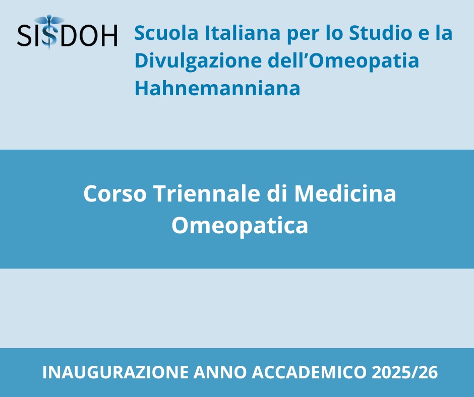 l'inaugurazione dell'anno accademico della IRMSO - Istituto di Ricerca Medico Scientifica Omeopatica