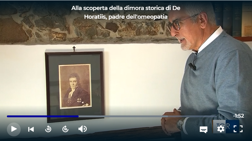 RaiNews: ecco la dimora di De Horatiis, padre dell'Omeopatia
